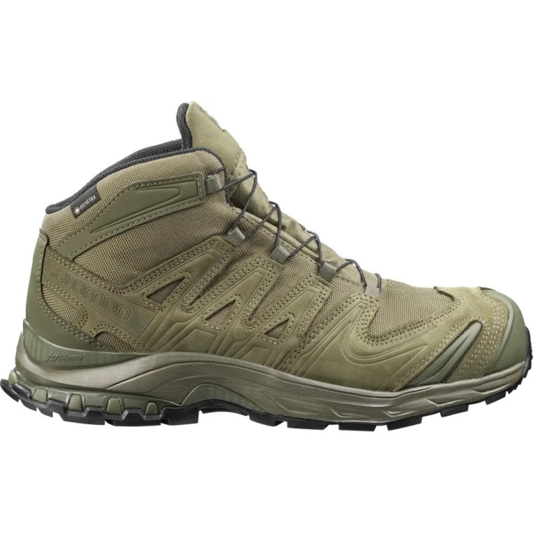 Salomon Xa Forces Stredne GTX EN Takticke Topanky Panske Olivovo Zelená | SK 2FXYLS